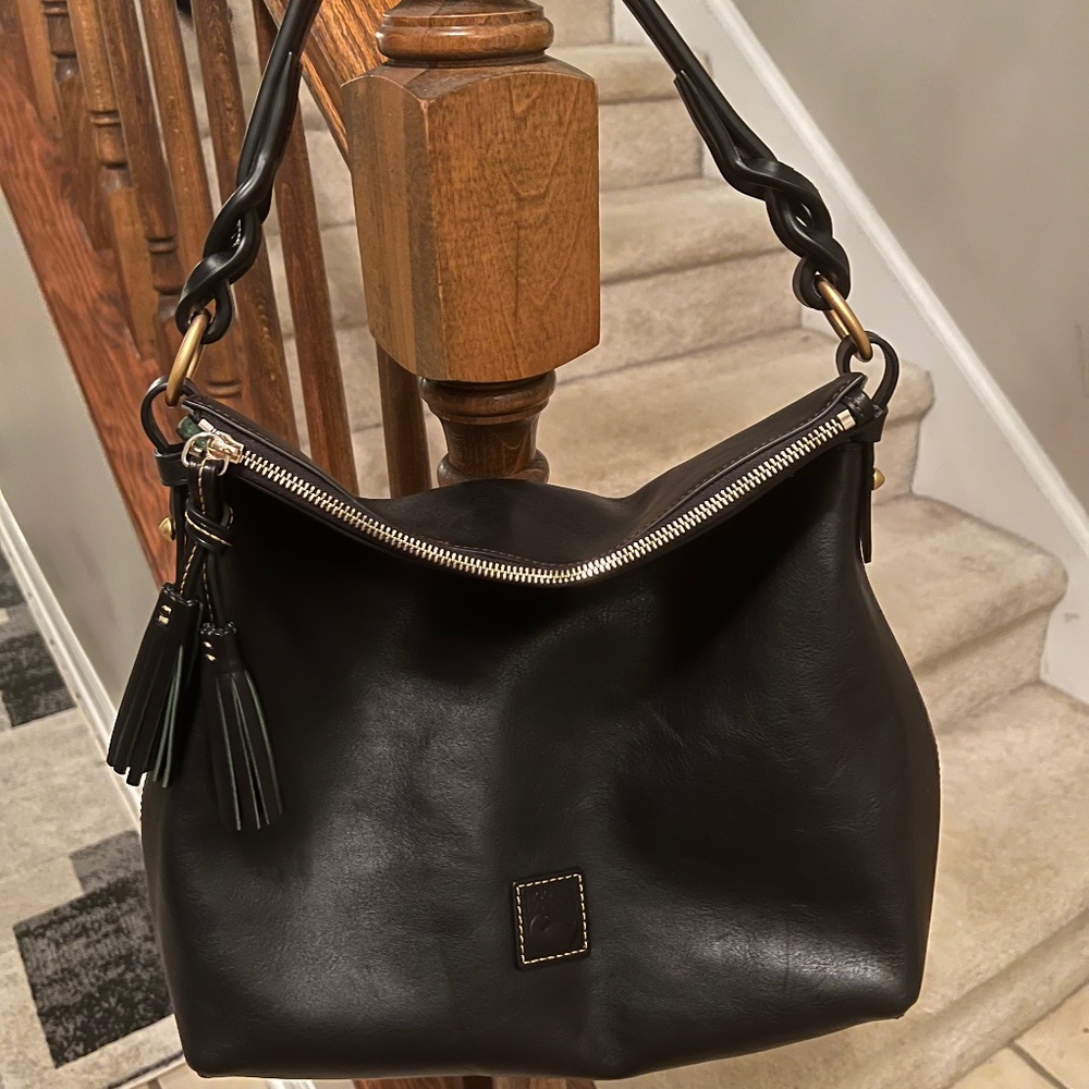 Dooney and Bourke Florentine twist strap hobo bag